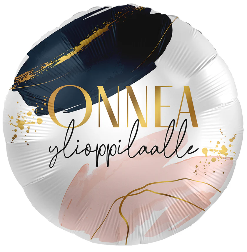 Onnea Ylioppilaalle -foliopallo 38cm