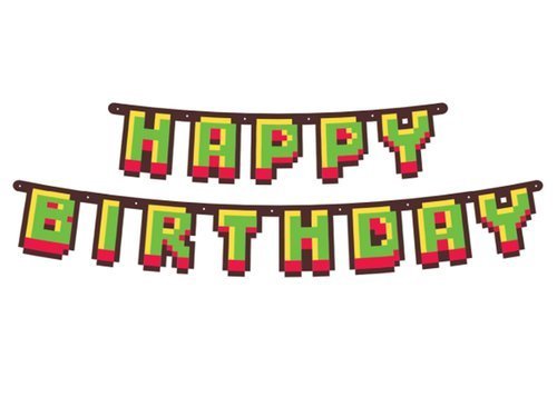 Viirinauha Happy birthday, Game on 160 cm