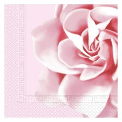 Ruusu-lautasliina v.punainen