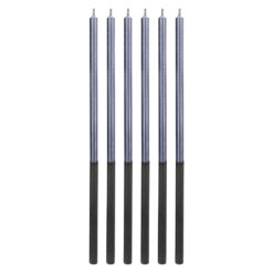Pitkät kakkukynttilät sin. 6kpl
