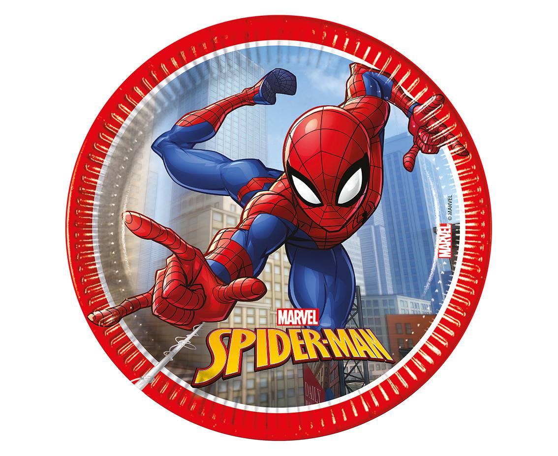 Spiderman-pikkulautaset 8kpl