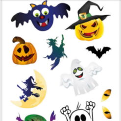 Siirtotatuoinnit, halloween kummitukset