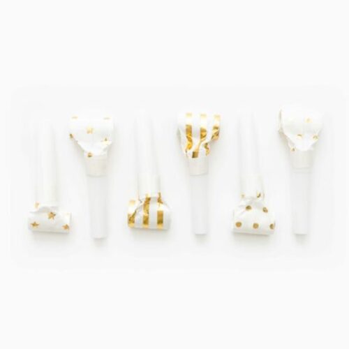 Puhalluspillit kulta 6kpl - Image 2