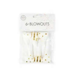 Puhalluspillit kulta 6kpl