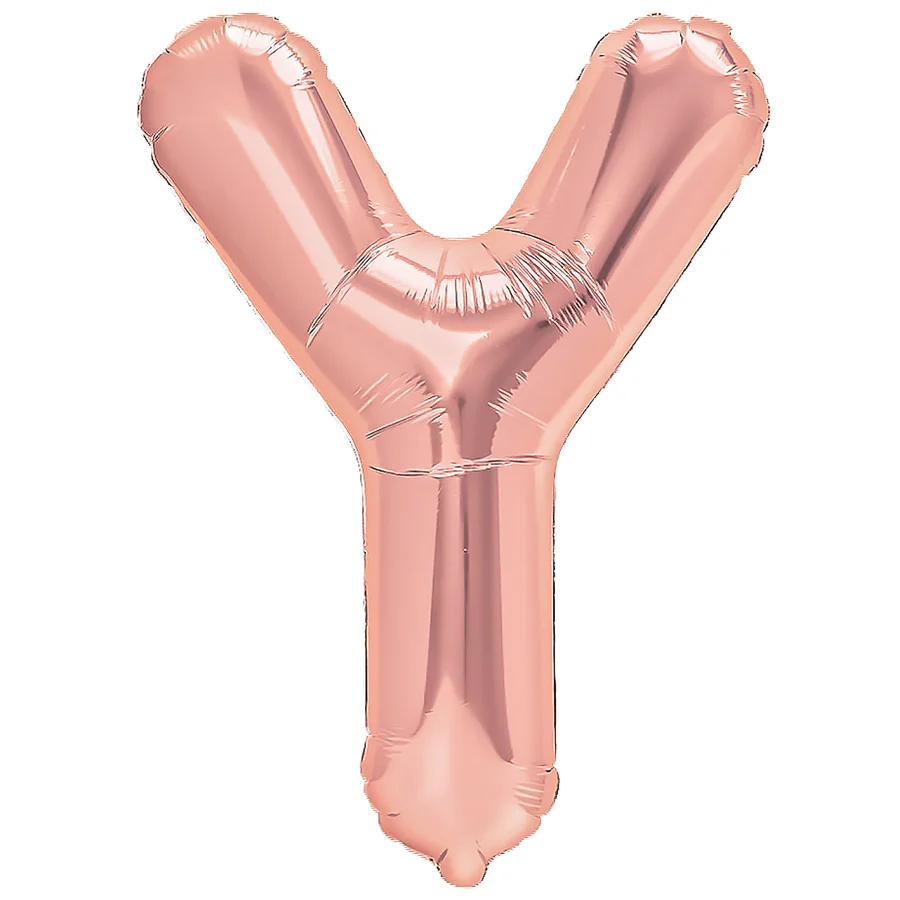 Puhallettava foliopallo Y ruusukulta 40cm