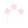 Koristetikut tähti vaaleanpunainen 6kpl