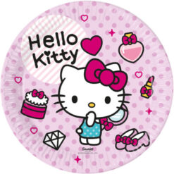 Isot Lautaset Hello Kitty Fashion Stylish 8kpl