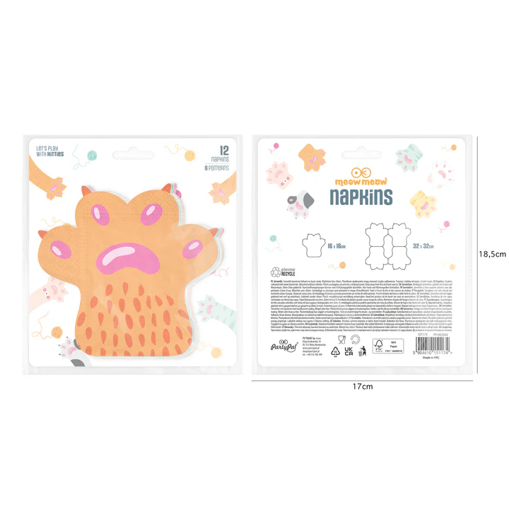 Kissantassu -servetit 12kpl - Image 4