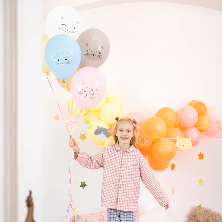 Ilmapallot kissa 6kpl - Image 3