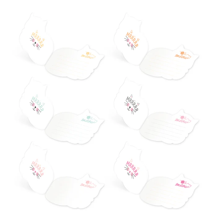 Kissa -kutsukortit 6kpl - Image 4