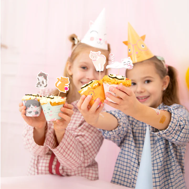 Kissa -koristetikut 6kpl - Image 4