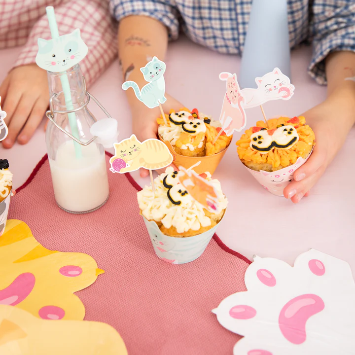 Kissa -koristetikut 6kpl - Image 3