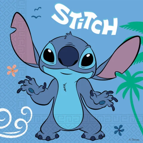 Lautasliinat Stitch & Angel 20kpl