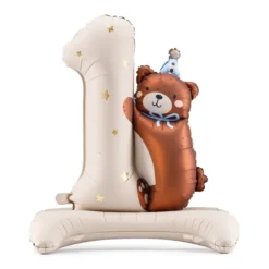 Nalle 1v-folionumeropallo 81x 72cm