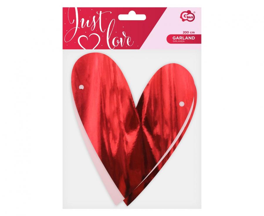 Viirinauha sydämet 200cm - Image 2