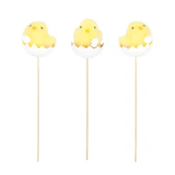 Pääsiäistipu munankuoressa-koristetikut