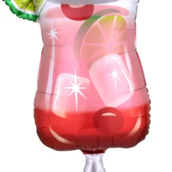 Hedelmädrinkki-muotofoliopallo