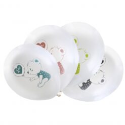 Ilmapallot Teddy happy birthday 8kpl