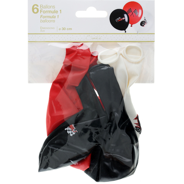 Ilmapallot formula racing 6kpl - Image 3