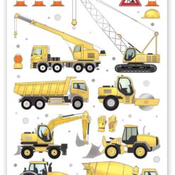 Työkoneet- 2-os folioitu kortti