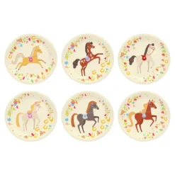 Pienet lautaset hevonen 6kpl