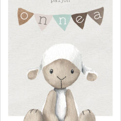 Karitsa paljon onnea-1-os kortti