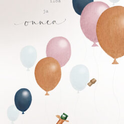 Iloa ja onnea-2-os kortti