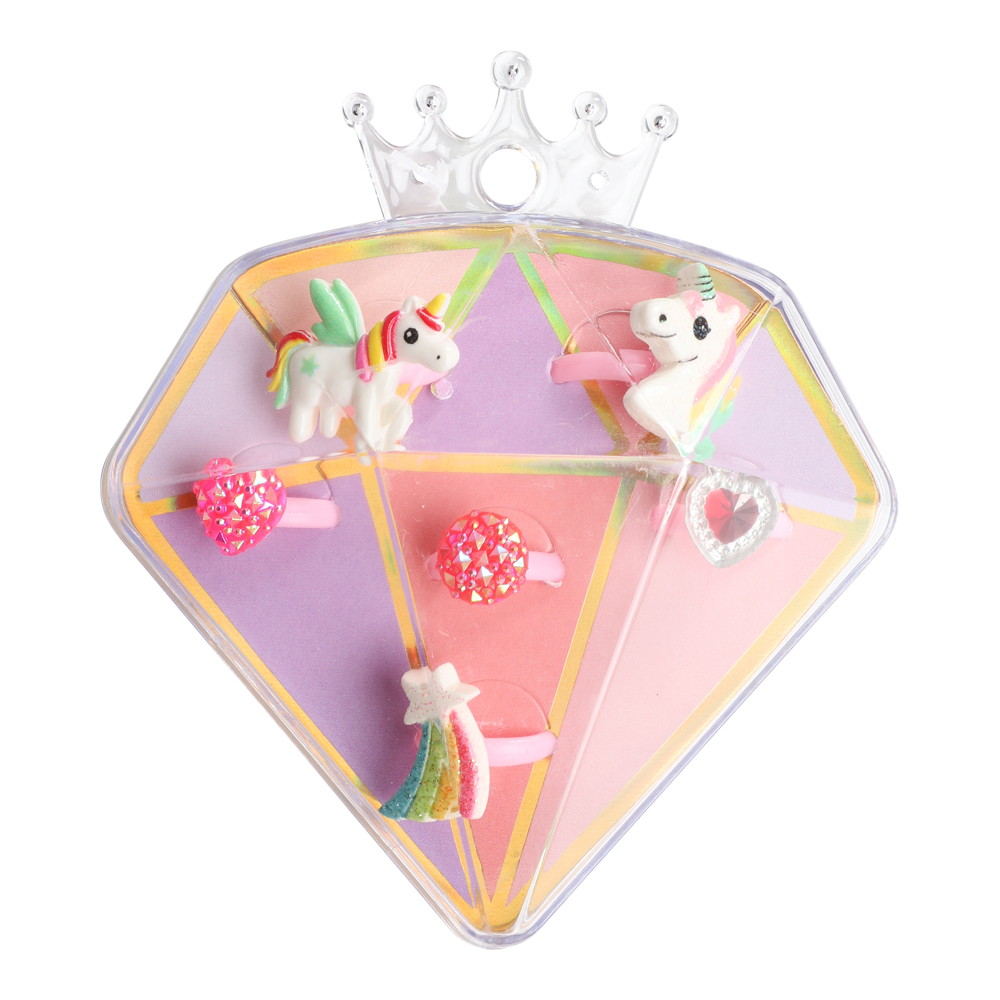 Sormussetti yksisarvinen 6kpl