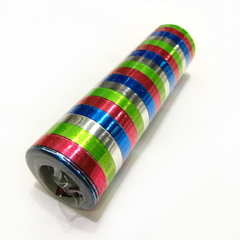 Metallinhohtoinen serpentiini raidallinen