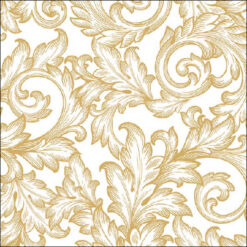 Gold/white baroque-lautasliinat