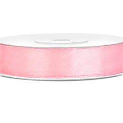 Satiininauha 12mm / 25m light pink