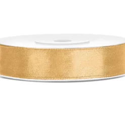 Satiininauha 12mm / 25m light honey