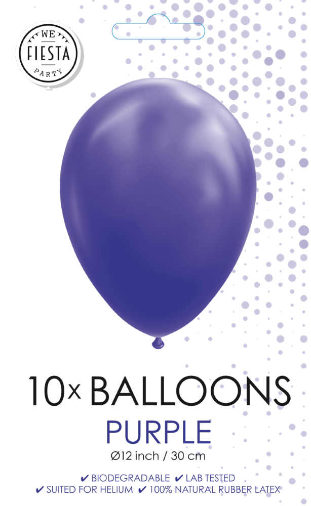 Ilmapallot violetti 10kpl