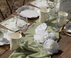 Kukkalajitelma, valkoinen 9kpl