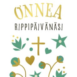 Onnea Rippipäivänäsi, 2-os folioitu kortti