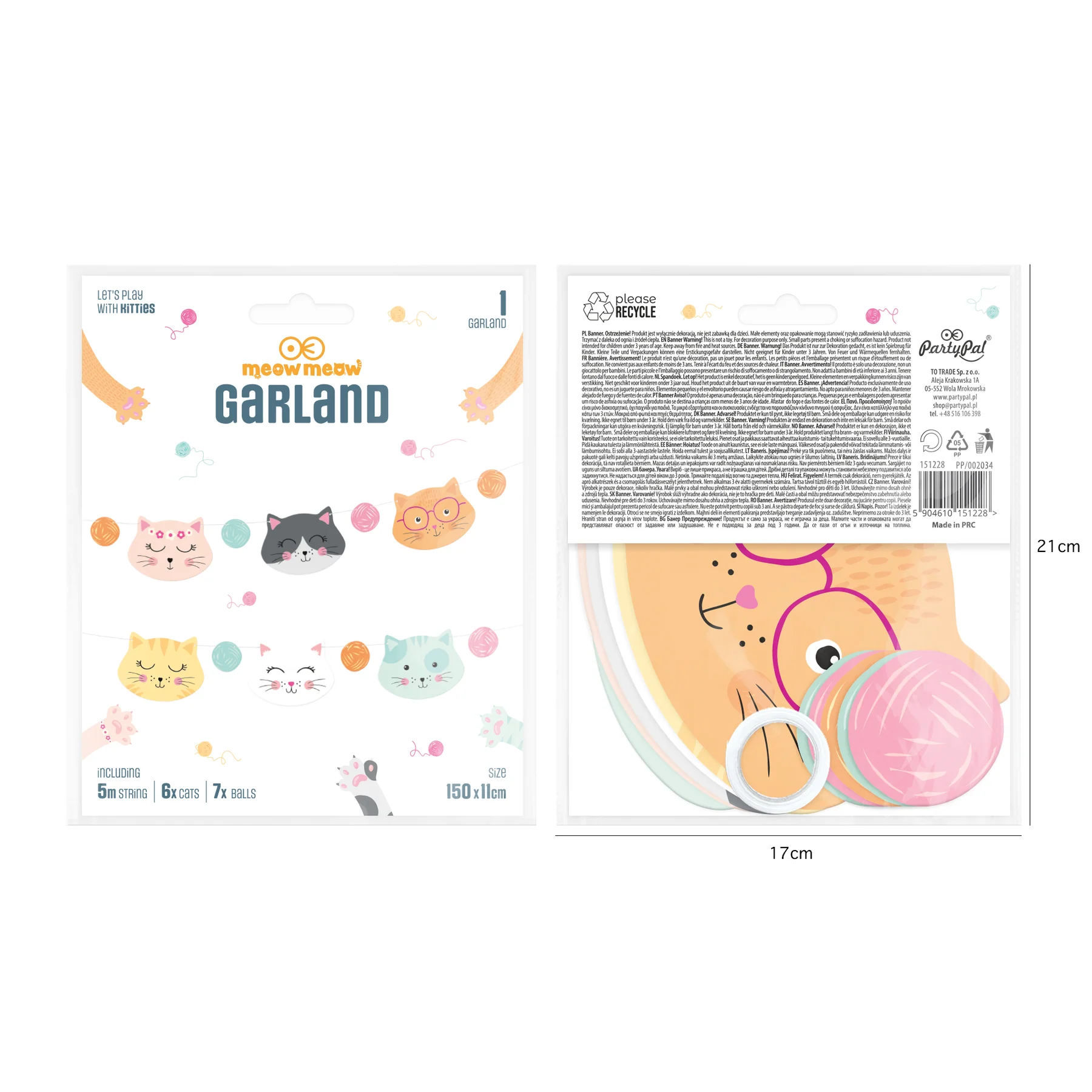 Viirinauha, kissa 150cm - Image 2