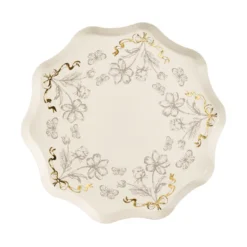 Pienet lautaset, kukat ja perhoset 6kpl