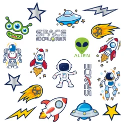 Siirtotatuoinnit, cosmos 19kpl