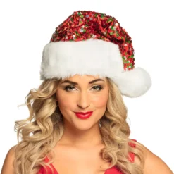 Paljetti tonttulakki