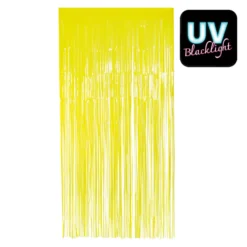 Neon keltainen UV taustaverho 200x100cm