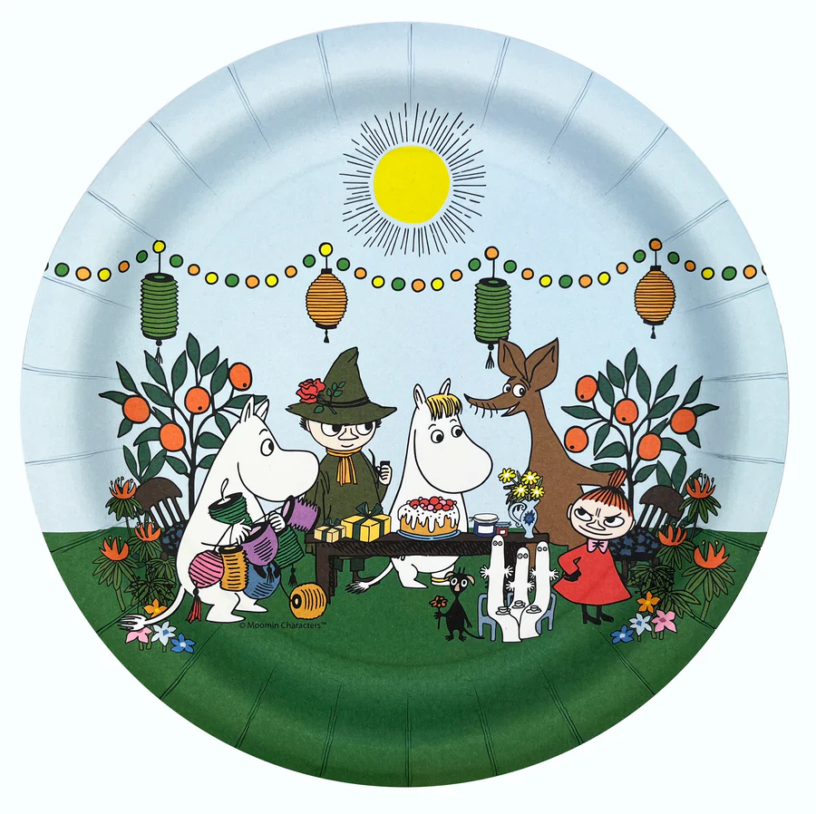 Isot lautaset, Muumi Ø23cm 8kpl