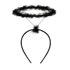 Hiuspanta sädekehä musta