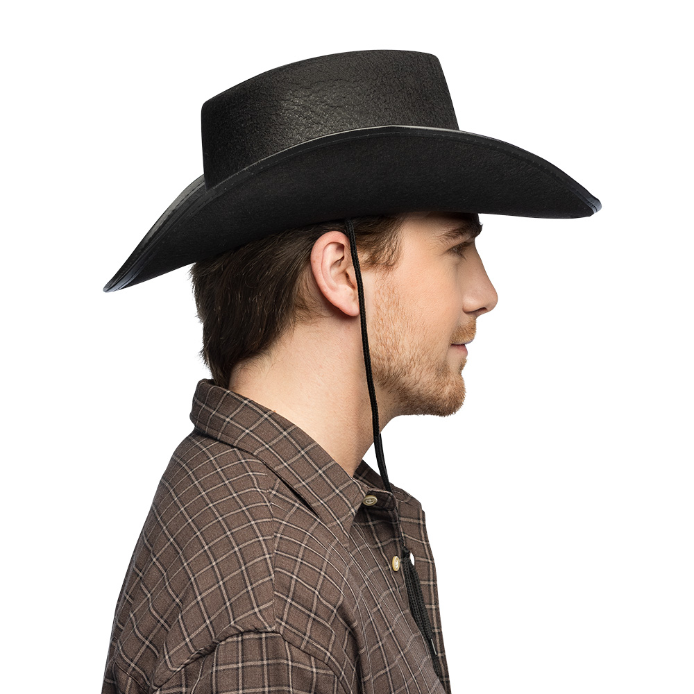Cowboy hattu Wyatt musta - Image 2
