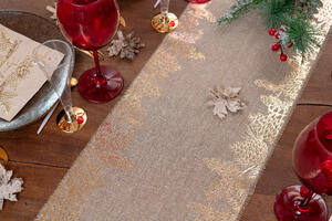 Kaitaliina Majestic nature beige-kultainen - Image 2