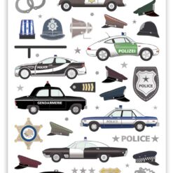 Poliisi- 2-os folioitu kortti