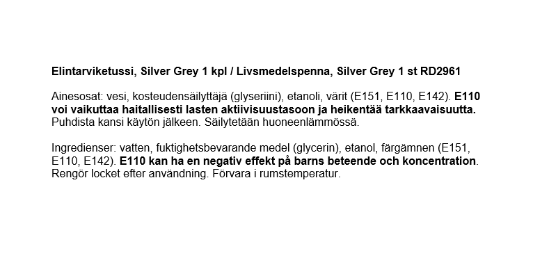 Elintarviketussi Rainbow dust hopea - Image 2