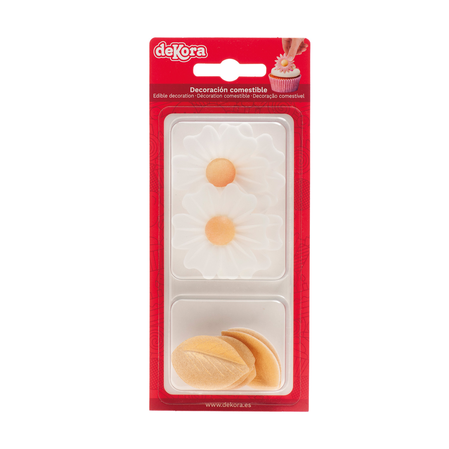 Vohveli päivänkakkarat ja kultalehdet