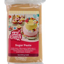 Sokerimassa Sparkling Gold 250g