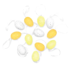 Pääsiäisen koristemunat 12kpl keltainenlajitelma