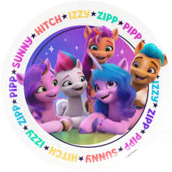 My Little Pony-pikkulautaset 18cm 8kpl